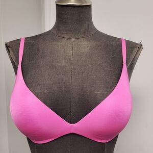 SKIMS Bright Pink Push-up Bra